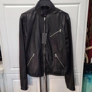 Diesel Zipped Lambskin Jacket